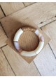 !!! NEW !!! Bracelet GEORGES beige et écru