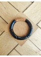 Bracelet GEORGES noir et paillettes dorées