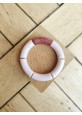 Bracelet GEORGES rose pâle paillettes roses