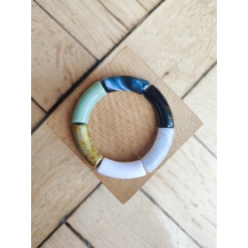 !!! NEW !!! Bracelet GEORGES noir et kaki