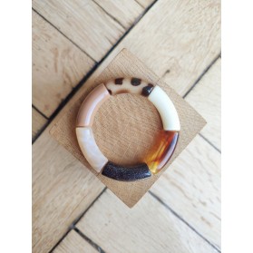 !!! NEW !!! Bracelet GEORGES léopard et glitter coffee