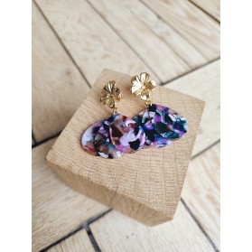 Boucles d'oreilles NORA - plusieurs coloris