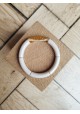 Bracelet GEORGETTE paillettes beige et doré