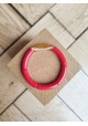 Bracelet GEORGETTE paillettes rouge et doré