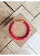 Bracelet GEORGETTE paillettes rouge et doré