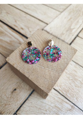 Boucles d'oreilles ORLANE petite taille - plusieurs coloris