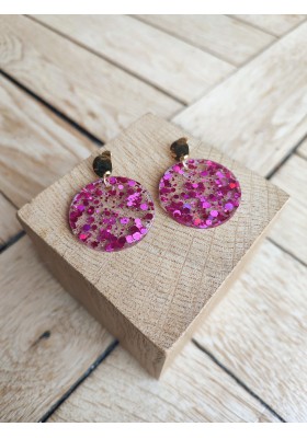 Boucles d'oreilles ORLANE grande taille - plusieurs coloris