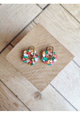 Boucles d'oreilles PAOLA - plusieurs coloris