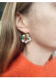 Boucles d'oreilles PAOLA - plusieurs coloris