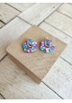 Boucles d'oreilles PAOLA - plusieurs coloris