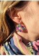 Boucles d'oreilles PAOLA - plusieurs coloris