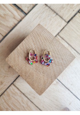 Boucles d'oreillles OREANE - plusieurs coloris