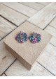 Boucles d'oreilles PAOLA full paillettes - plusieurs coloris