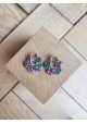 Boucles d'oreilles PAOLA full paillettes - plusieurs coloris
