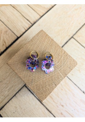 Boucles d'oreilles SOLINE - plusieurs coloris