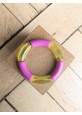 Bracelet GEORGES bicolore rose et jaune