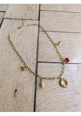 Collier GRIGRI bonbon et pomme