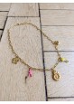 Collier GRIGRI corail et banane