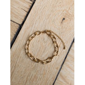 Chaîne dorée maille ovale pour BRACELET