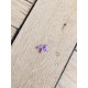 Grigri chien ballon violet