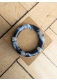 Bracelet GEORGES noir marbré glitter argent