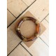 Bracelet GEORGES marron glitter doré