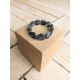 Bracelet TABATHA gris foncé