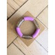 Bracelet GEORGES bicolore glitter multicolore parme