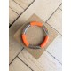 Bracelet GEORGETTE bicolore glitter multicolore orange fluo