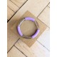 Bracelet GEORGETTE bicolore glitter multicolore parme
