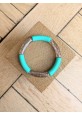 Bracelet GEORGETTE bicolore glitter multicolore turquoise