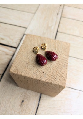 Boucles d'oreilles VIOLAINE - plusieurs coloris