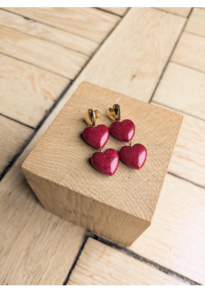 Boucles d'oreilles VIVIANE - plusieurs coloris