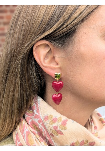Boucles d'oreilles VIVIANE - plusieurs coloris