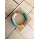 !!! NEW !!! Bracelet GEORGES vert, kaki et glitter doré