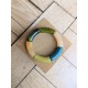 !!! NEW !!! Bracelet GEORGES bleu canard et kaki glitter