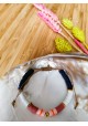 BRACELET CHARLOTTE - Bleu marine et vieux rose