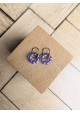 Boucles d'oreilles ALBANE - plusieurs coloris
