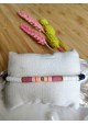 BRACELET CHARLOTTE - Bleu marine et vieux rose