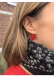 Boucles d'oreilles AMOUR - plusieurs coloris