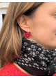 Boucles d'oreilles AMOUR - plusieurs coloris