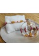BRACELET CHARLOTTE - vieux rose et moutarde