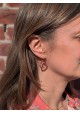 Boucles d'oreilles AMORIO - plusieurs coloris