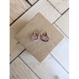 Boucles d'oreilles AMORIO - plusieurs coloris