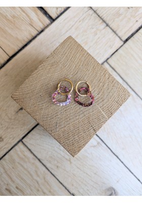 Boucles d'oreilles AMORIO - plusieurs coloris