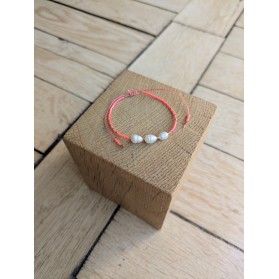 Bracelet BILLIE corail fluo 1