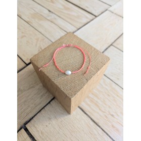 Bracelet BILLIE corail fluo 2