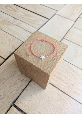 Bracelet BILLIE corail fluo 3