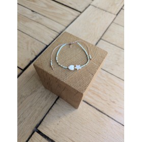 Bracelet BILLIE vert pâle 1
