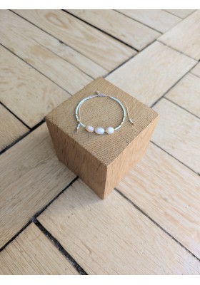 Bracelet BILLIE vert pâle 3
